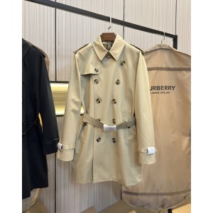 Burberry 버버리 켄싱턴 남성 단추형 숏 트렌치코트 의류