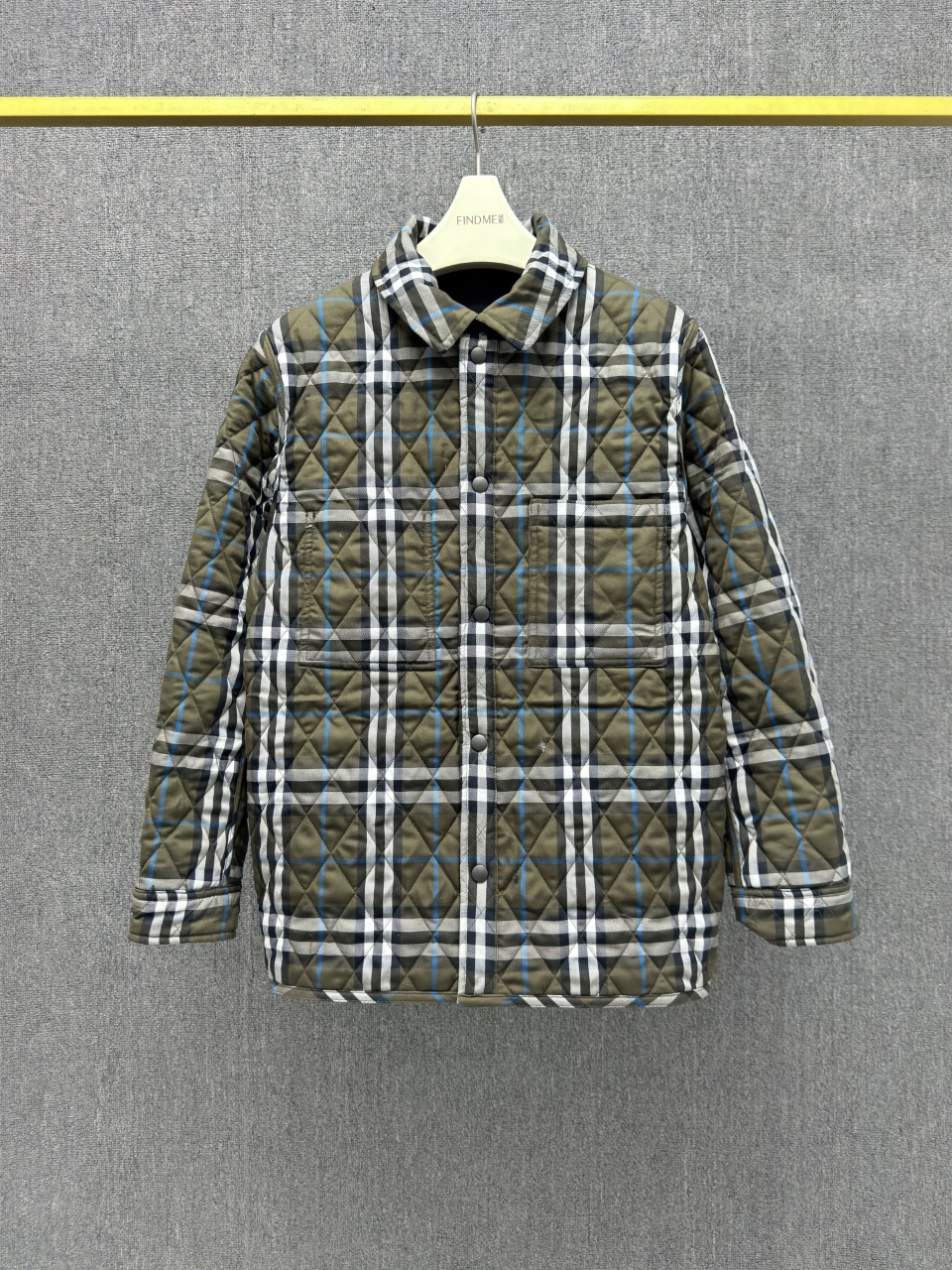 Burberry 버버리 클래식 양면 퀼팅 코튼 점퍼 자캣 재킷 의류