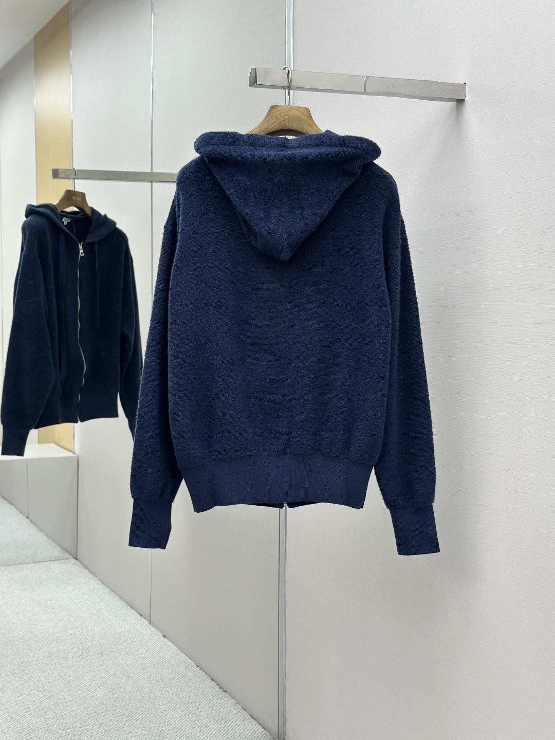 Loewe Anagram 로에베 자수 니트 후드 집업 재킷 자켓 의류