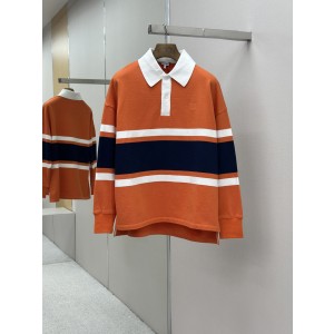 Loewe Anagram 로에베 자수 카라 폴로 긴팔 티셔츠 의류