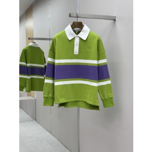 Loewe Anagram 로에베 자수 카라 폴로 긴팔 티셔츠 의류