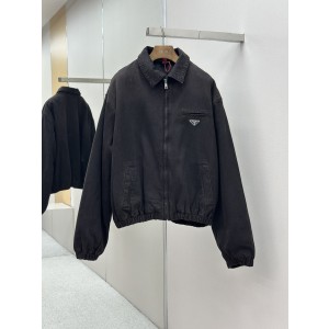 Prada 프라다 삼각 로고 데님 재킷 자켓 의류
