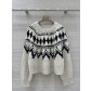 Dior MissD Fair Isle 디올 패턴 니트 스웨터 의류