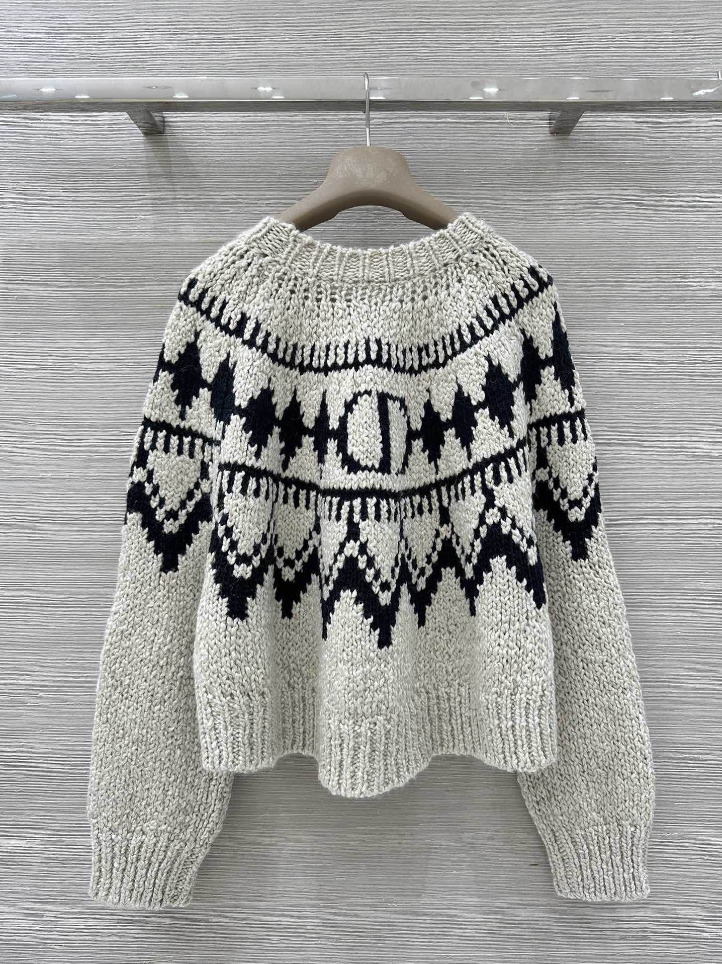 Dior MissD Fair Isle 디올 패턴 니트 스웨터 의류