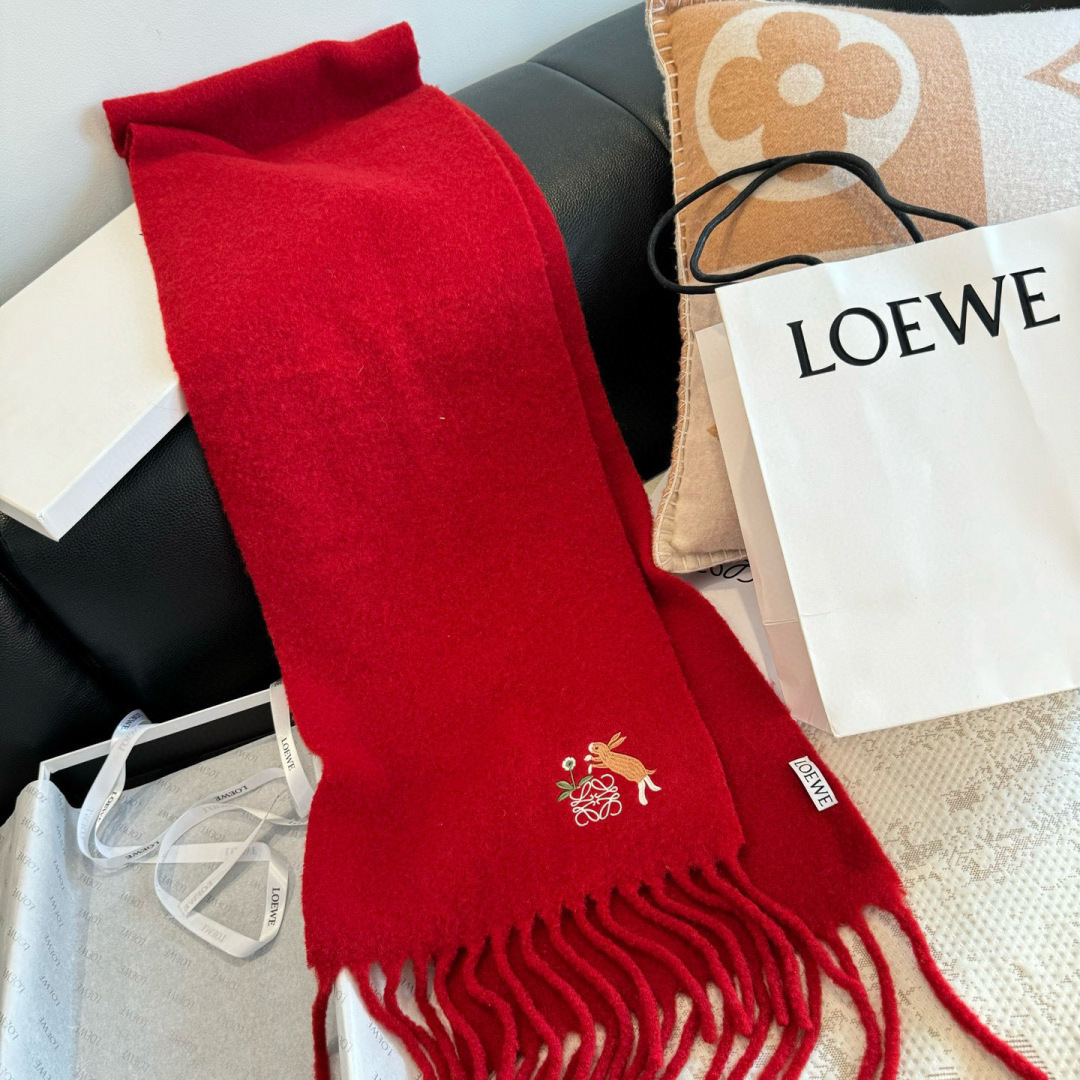 Loewe 로에베 마헤어 머플러 목도리 스카프