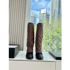 Chanel 샤넬 스티치 니트 부츠 신발