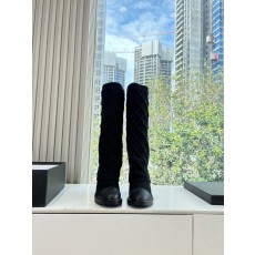 Chanel 샤넬 스티치 니트 부츠 신발