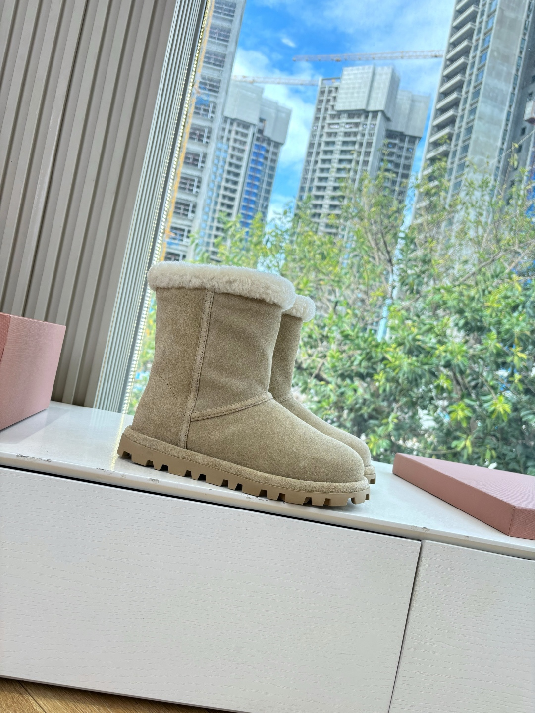 miumiu 미우미우 퍼 부츠 신발