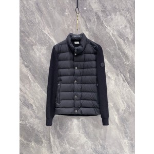 Moncler 몽클레어 몽클레르 니트 배색 다운 자켓 재킷 의류