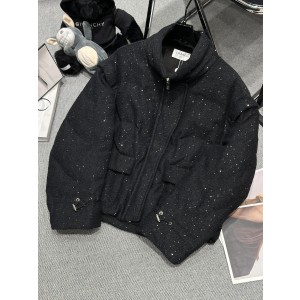 Chanel 샤넬 시퀸 울 혼방 패딩 점퍼 의류