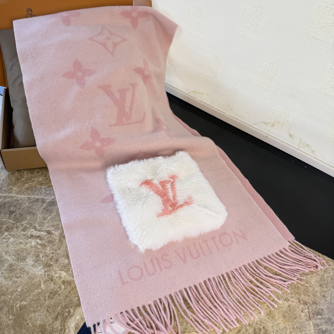 LV 루이비통 클래식 포켓 캐시미어 목도리 머플러/숄