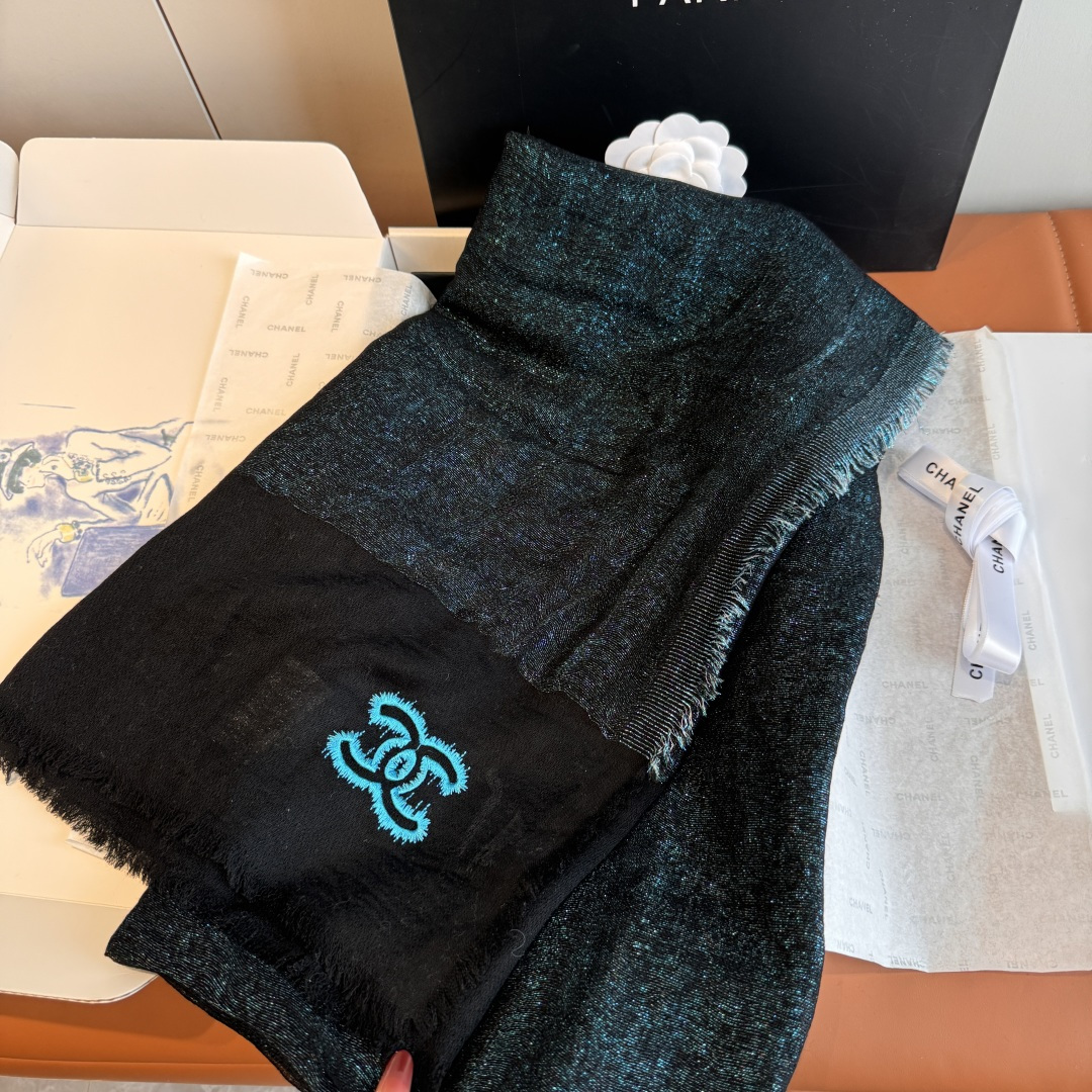 Chanel 샤넬 고급 캐시미어 머플러 목도리