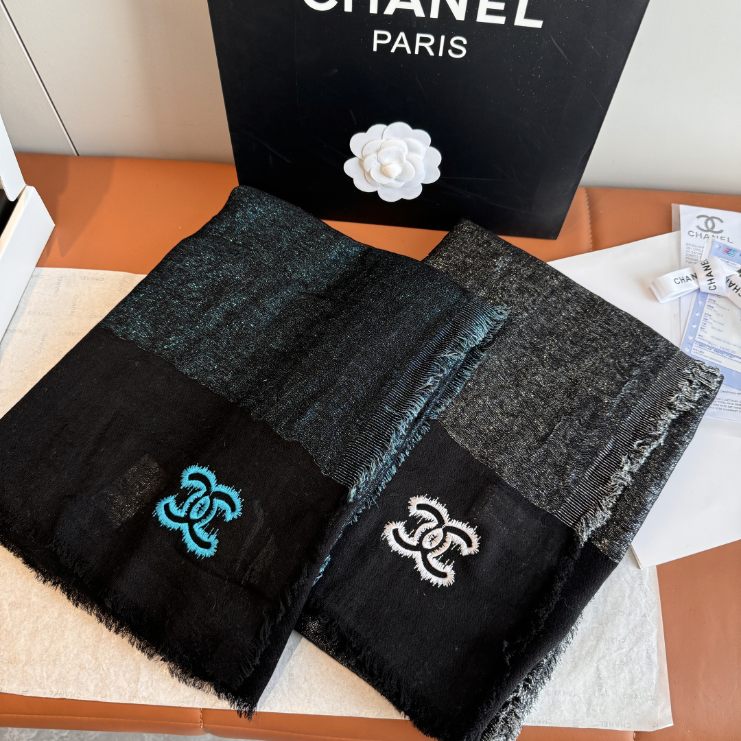 Chanel 샤넬 고급 캐시미어 머플러 목도리