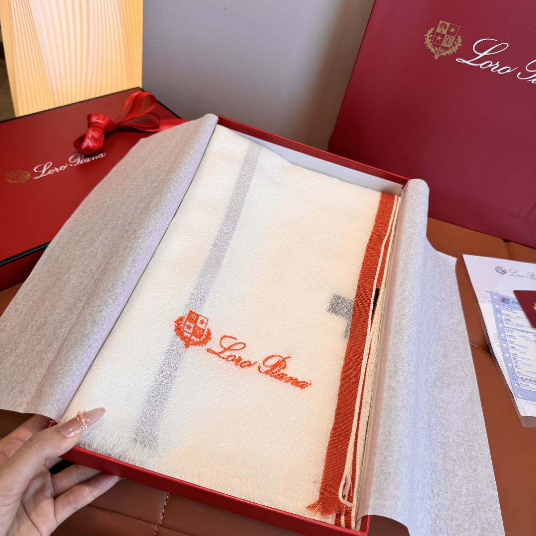 Loro Piana 로로 피아나 캐시미어 머플러 목도리