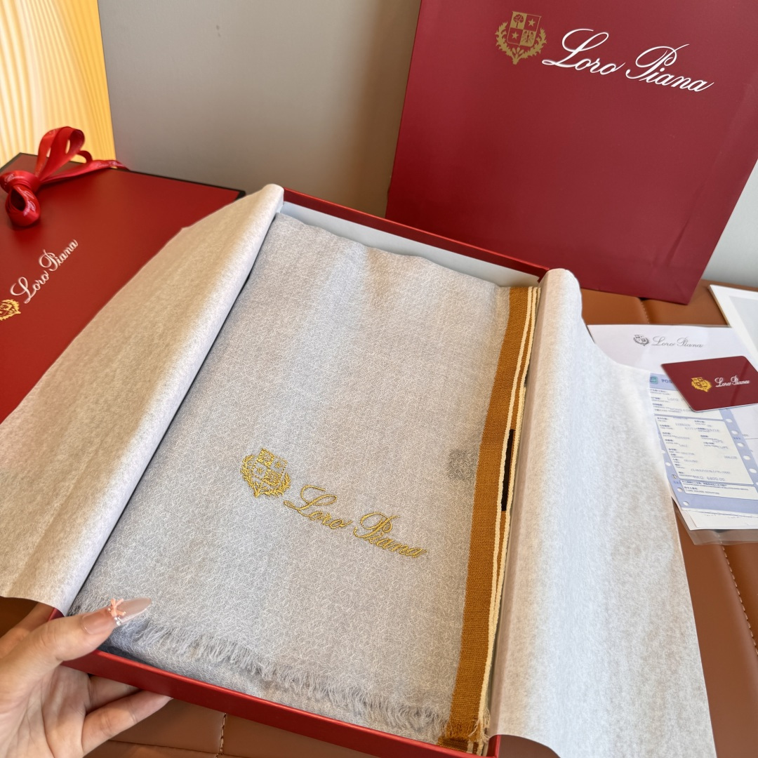 Loro Piana 로로 피아나 캐시미어 머플러 목도리