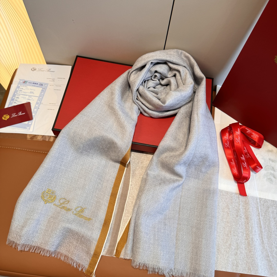 Loro Piana 로로 피아나 캐시미어 머플러 목도리