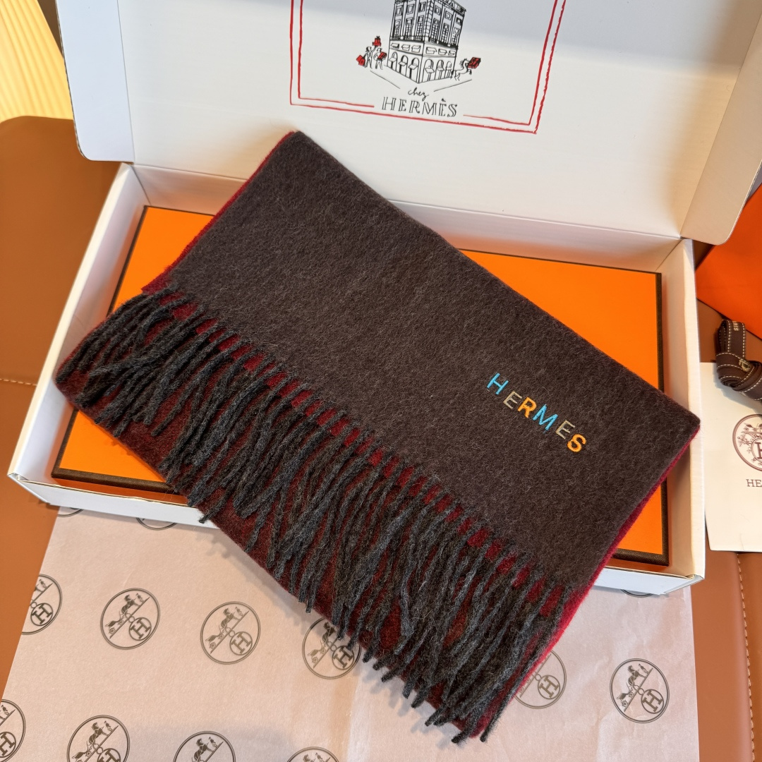 Hermes 에르메스 여성 캐시미어 머플러 목도리