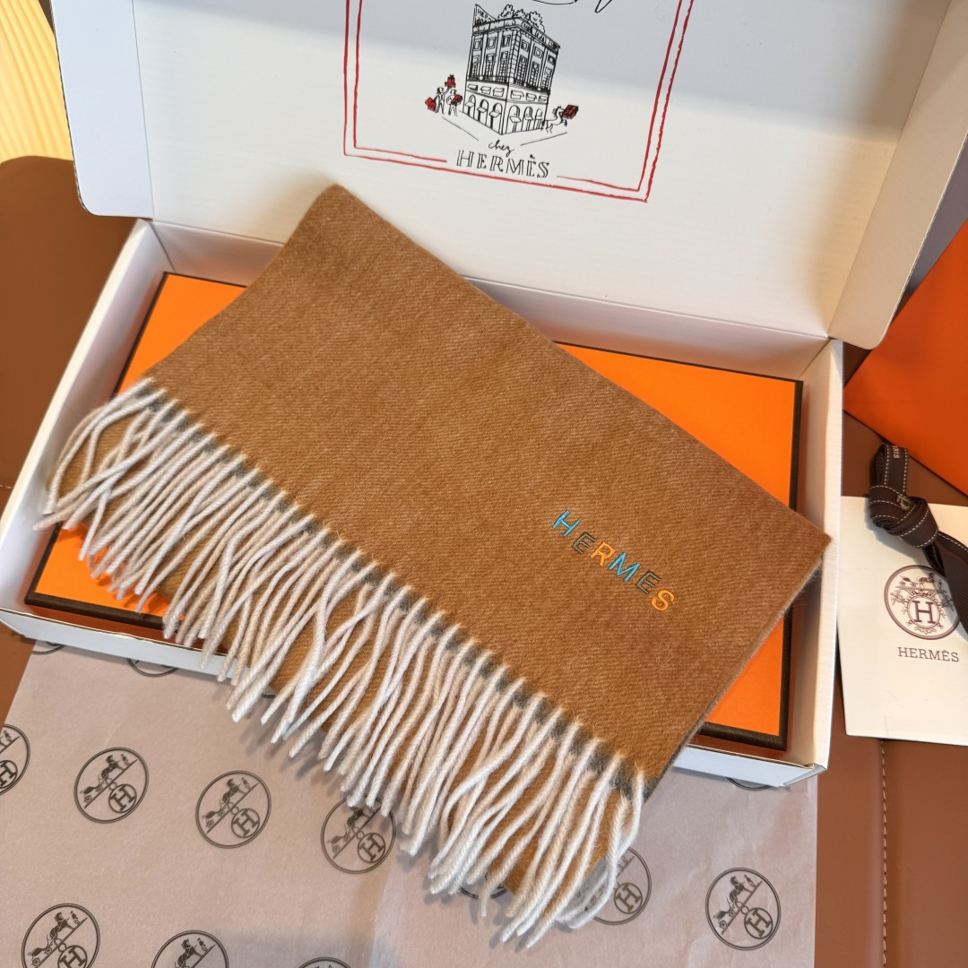 Hermes 에르메스 여성 캐시미어 머플러 목도리