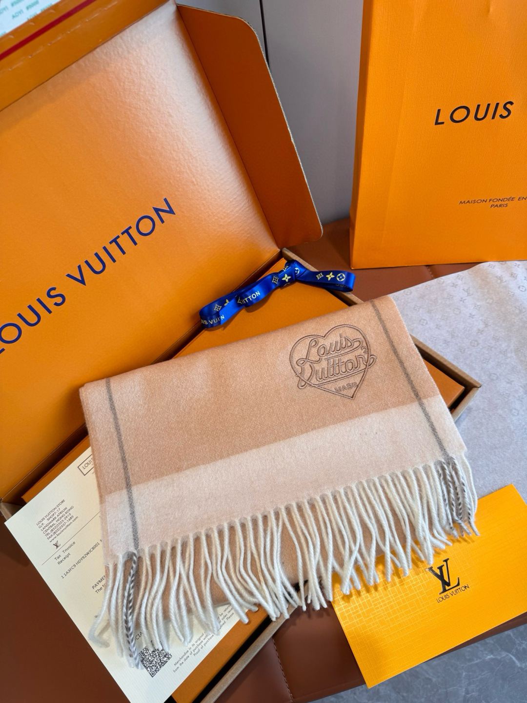 LV 루이비통 캐시미어 머플러 목도리