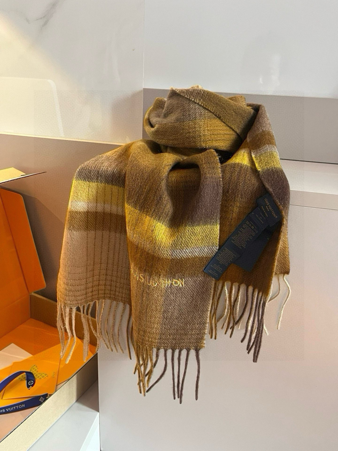 LV 루이비통 고급 캐시미어 머플러 목도리