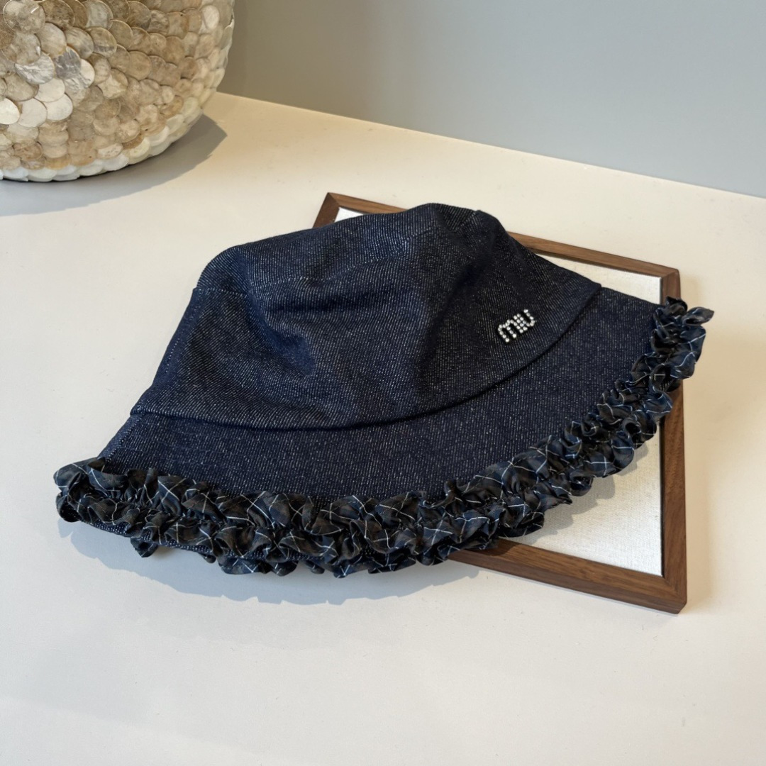 miumiu 미우미우 데님 버킷햇 모자