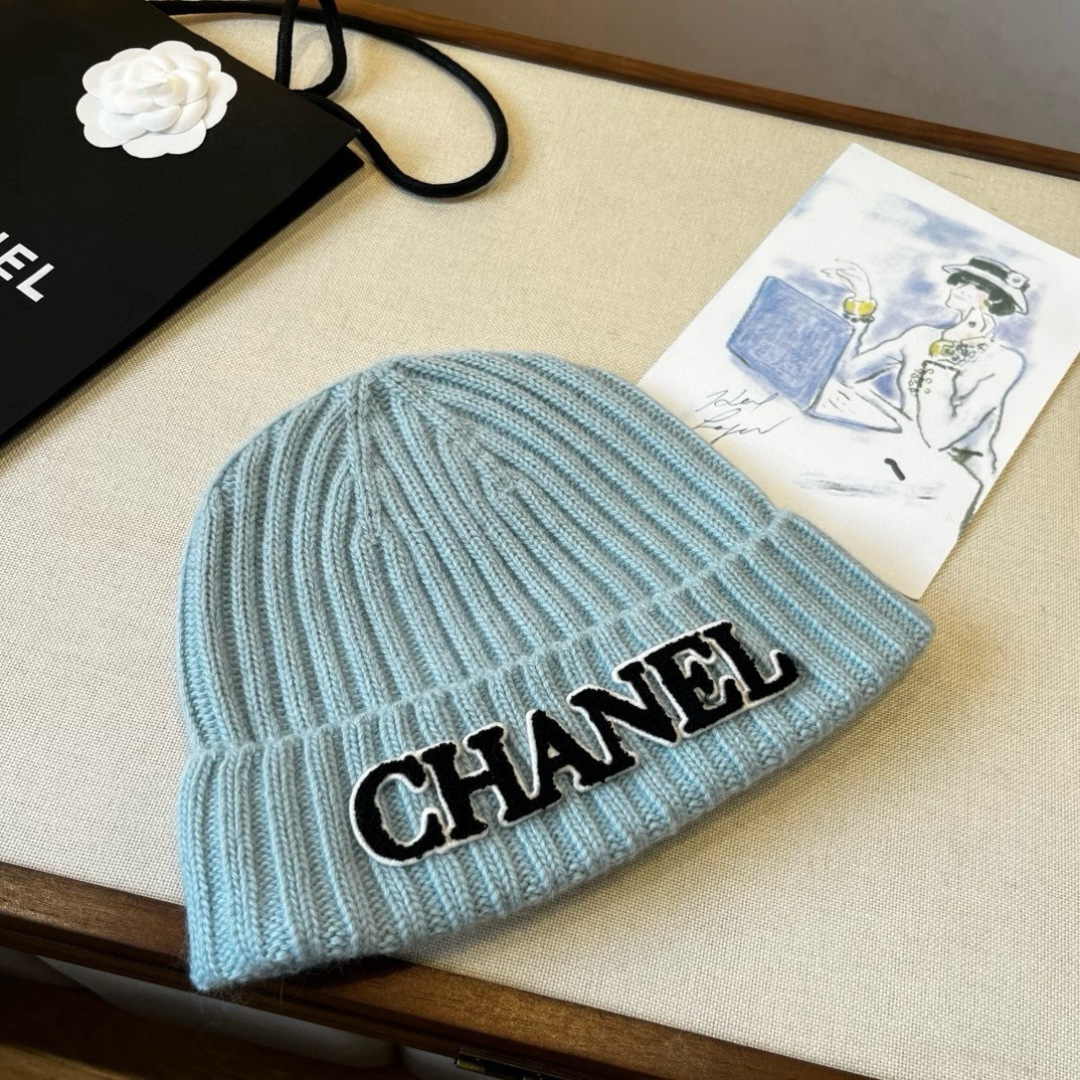 Chanel 샤넬 니트 비니 모자