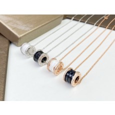 Bvlgari B.ZERO1 불가리 다이아 세팅 세라믹 목걸이 악세사리
