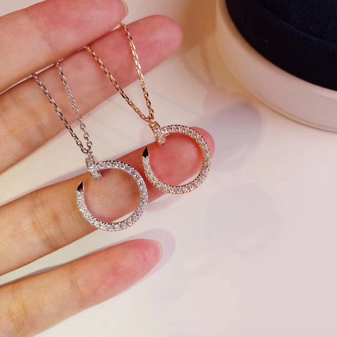 Cartier Juste un Clou 까르띠에 풀 다이아 목걸이 악세사리