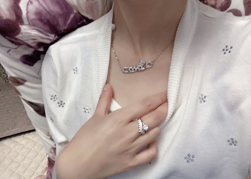 Cartier 까르띠에 풀 다이아 표범 목걸이 악세사리