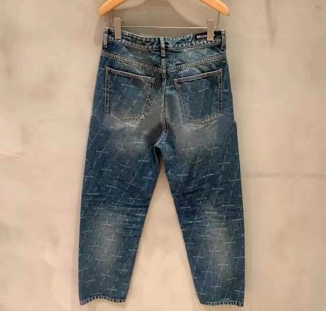 Balenciaga 발렌시아가 풀프린트 데님 팬츠 청바지 의류