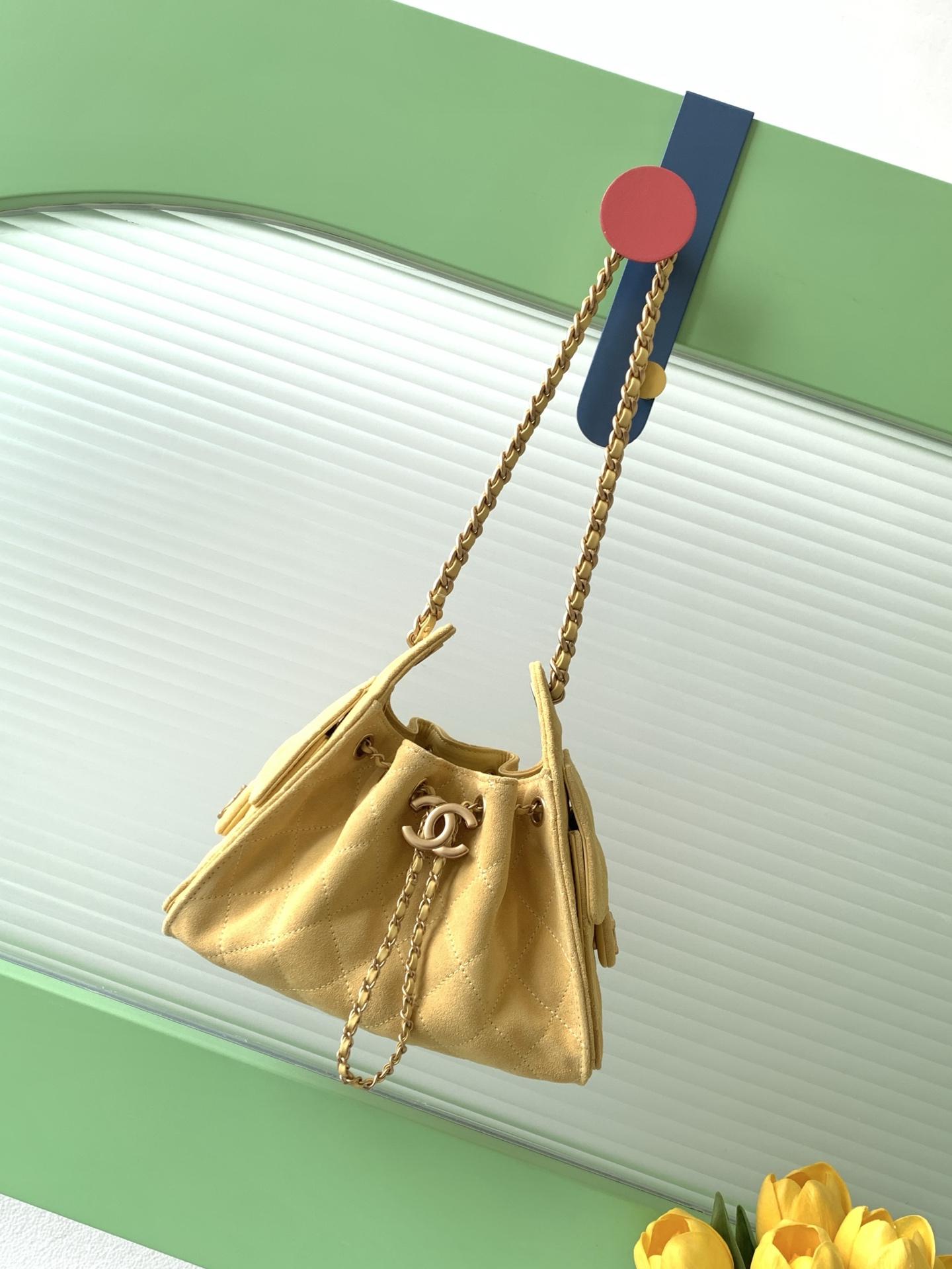 CHANEL 드로스트링 버킷 백 미니 (26C) 숄더백 가방