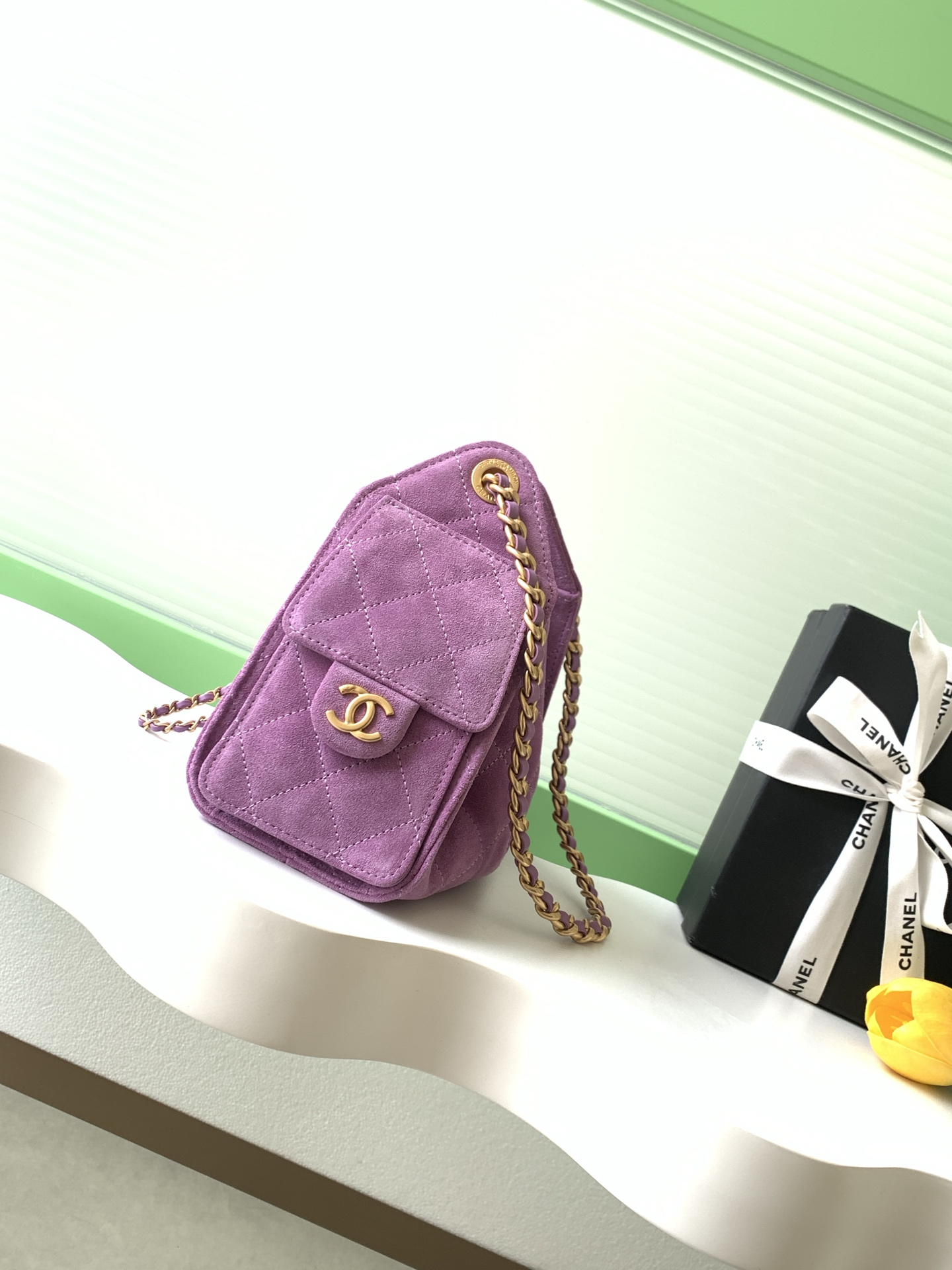 CHANEL 샤넬 드로스트링 버킷 백 미니 (26C) 버킷 숄더백 가방