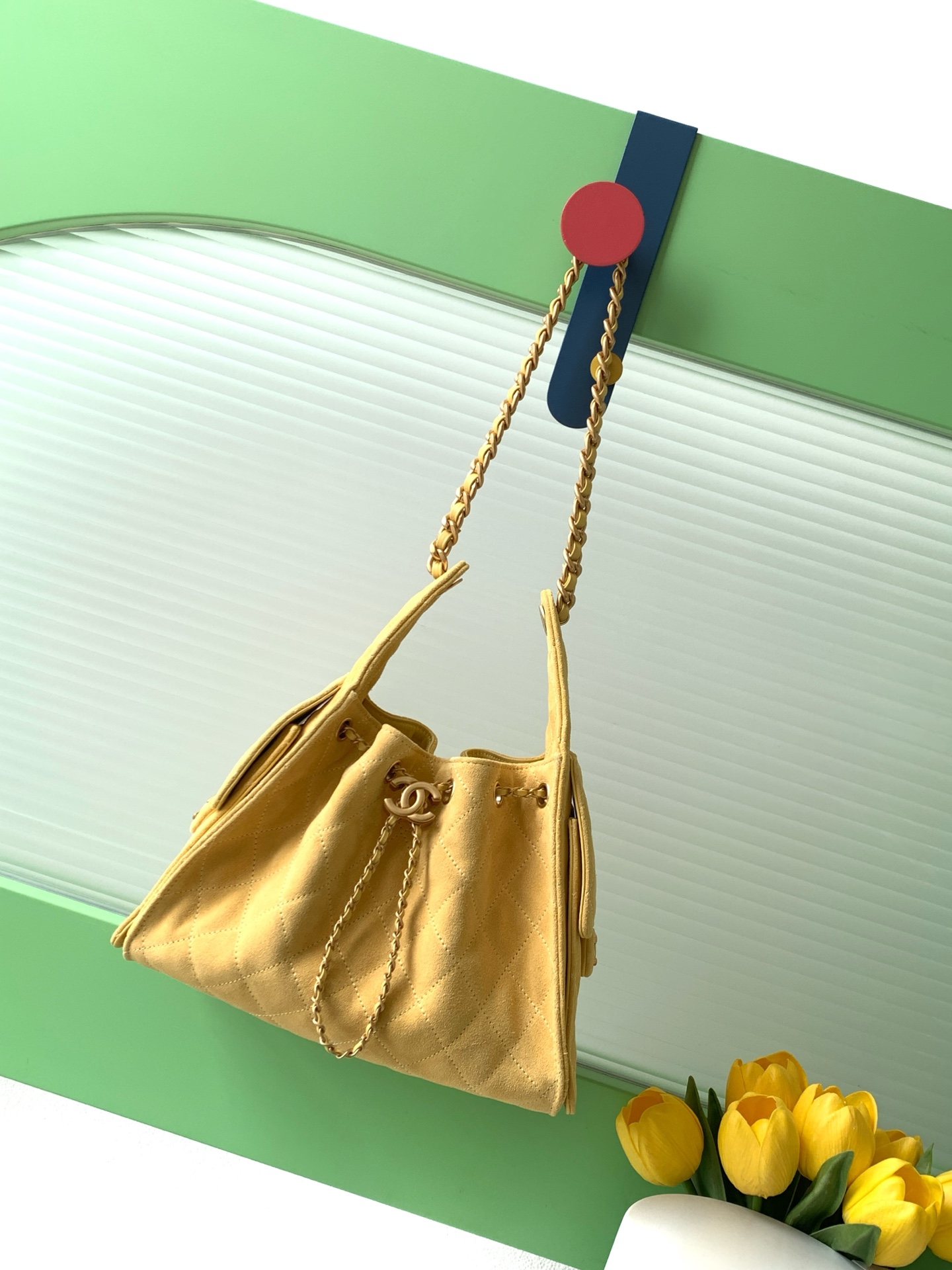 CHANEL 샤넬 드로스트링 버킷 백 (26C) 숄더백 가방