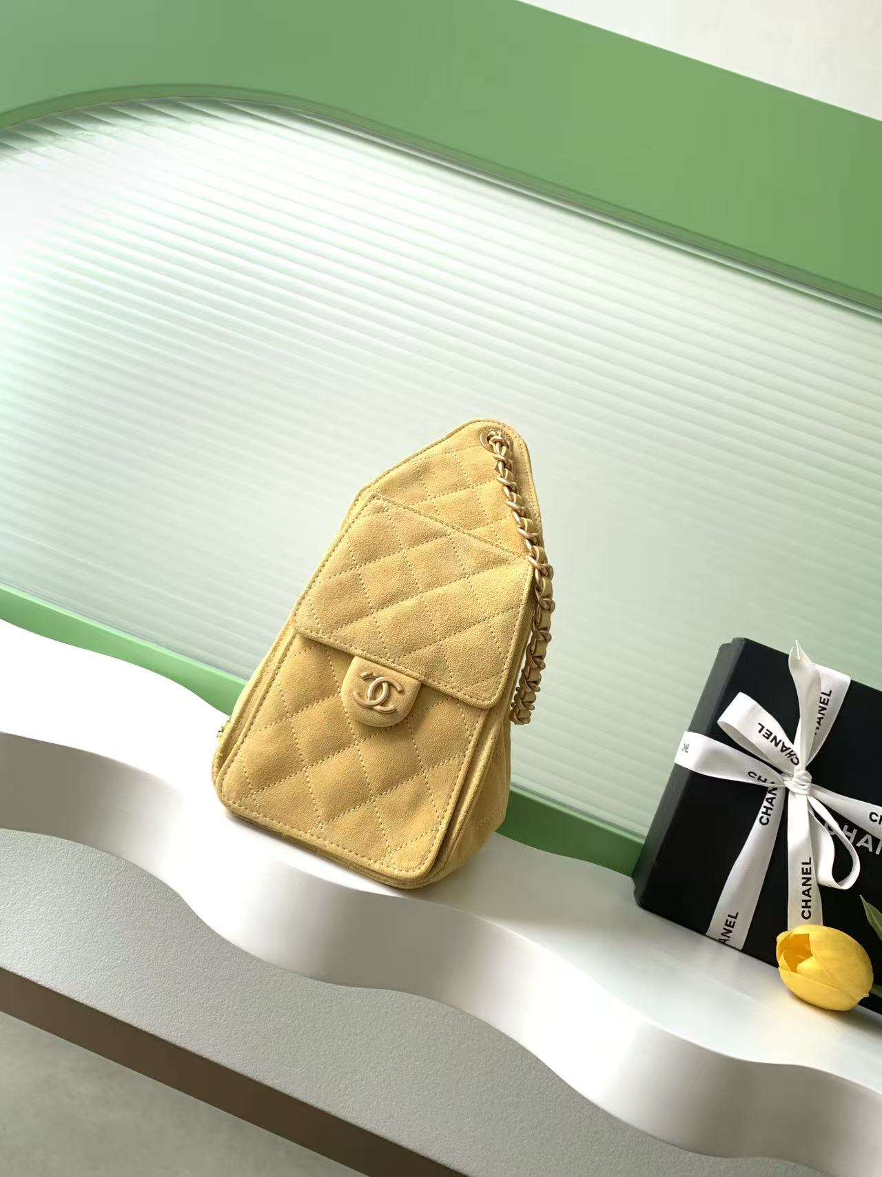 CHANEL 샤넬 드로스트링 버킷 백 (26C) 숄더백 가방