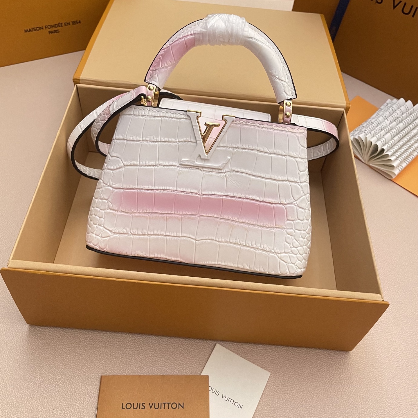 LV 루이비통 Capucines MINI Tote Bag 카퓌신 미니 핸드백 토트백 가방