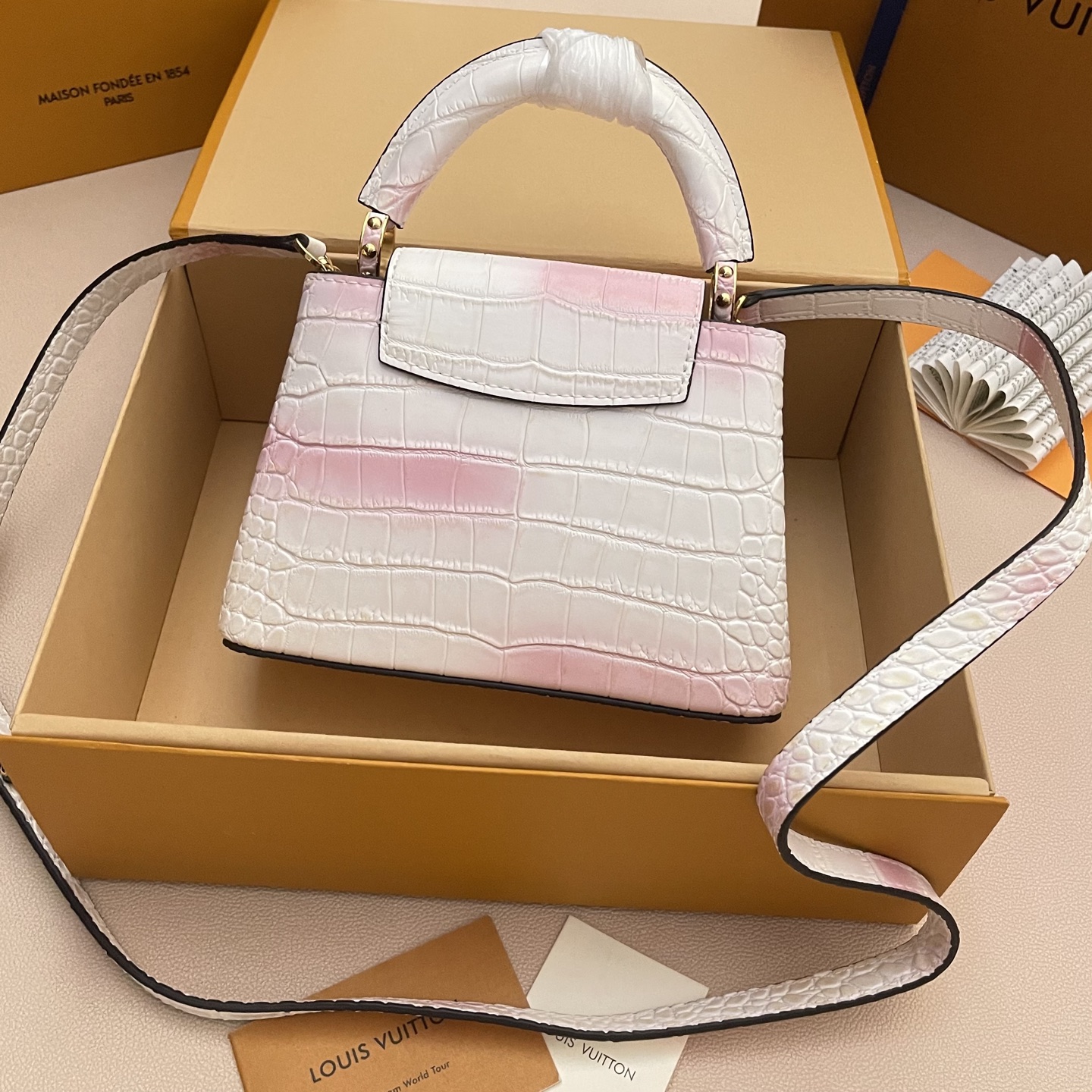 LV 루이비통 Capucines MINI Tote Bag 카퓌신 미니 핸드백 토트백 가방