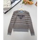 Prada 프라다 골지 알파벳 자카드 긴팔 니트 의류