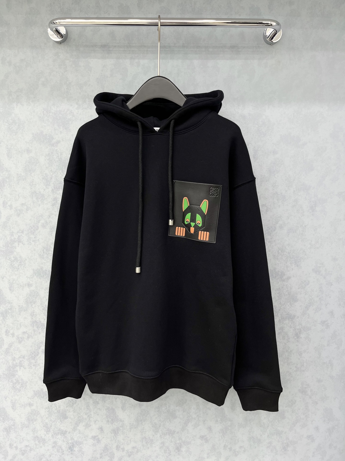 Loewe 로에베 클래식 레더 패치 후드티 스웨트셔츠 의류