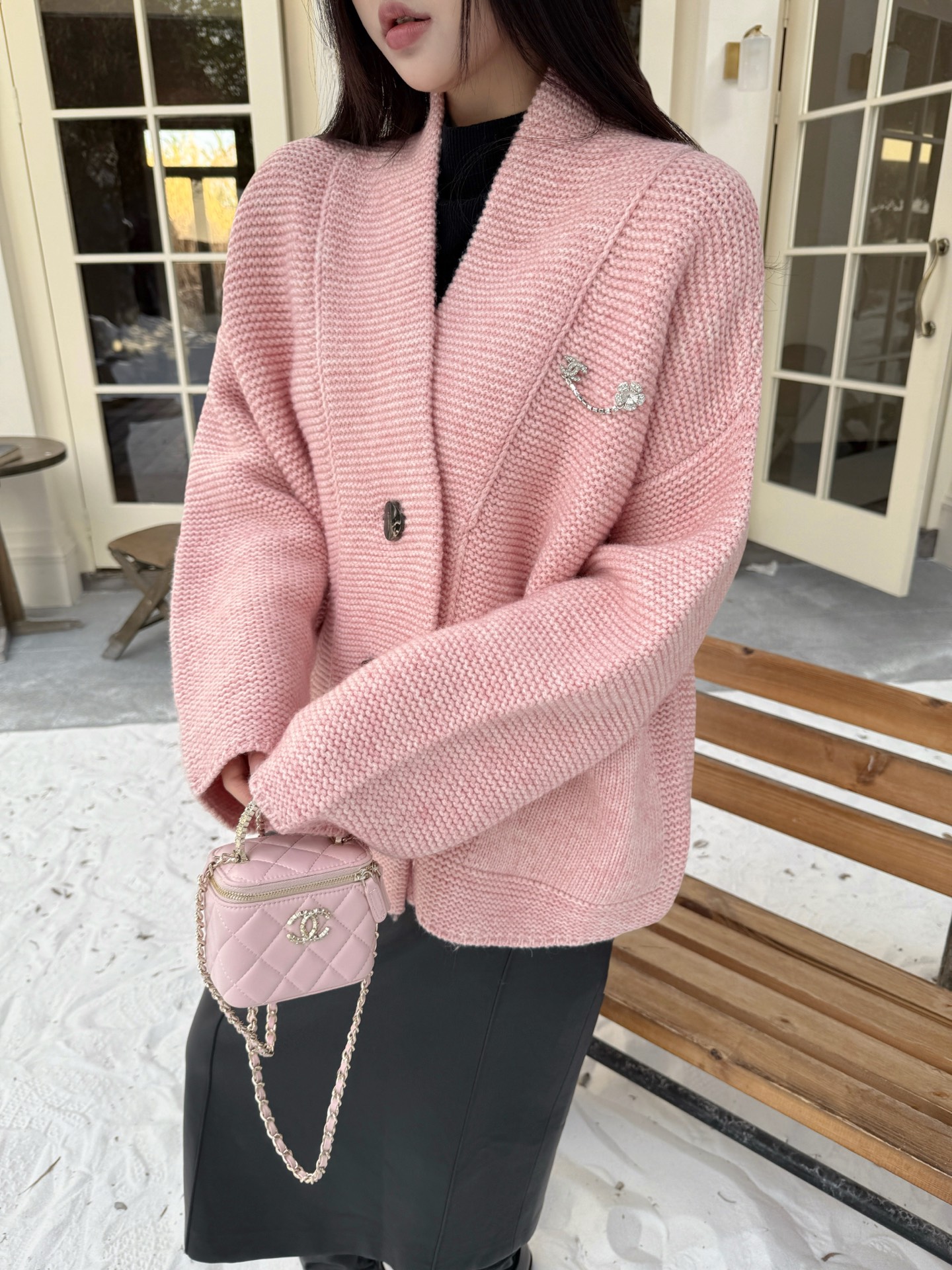 Chanel 샤넬 V넥 니트 가디건 의류