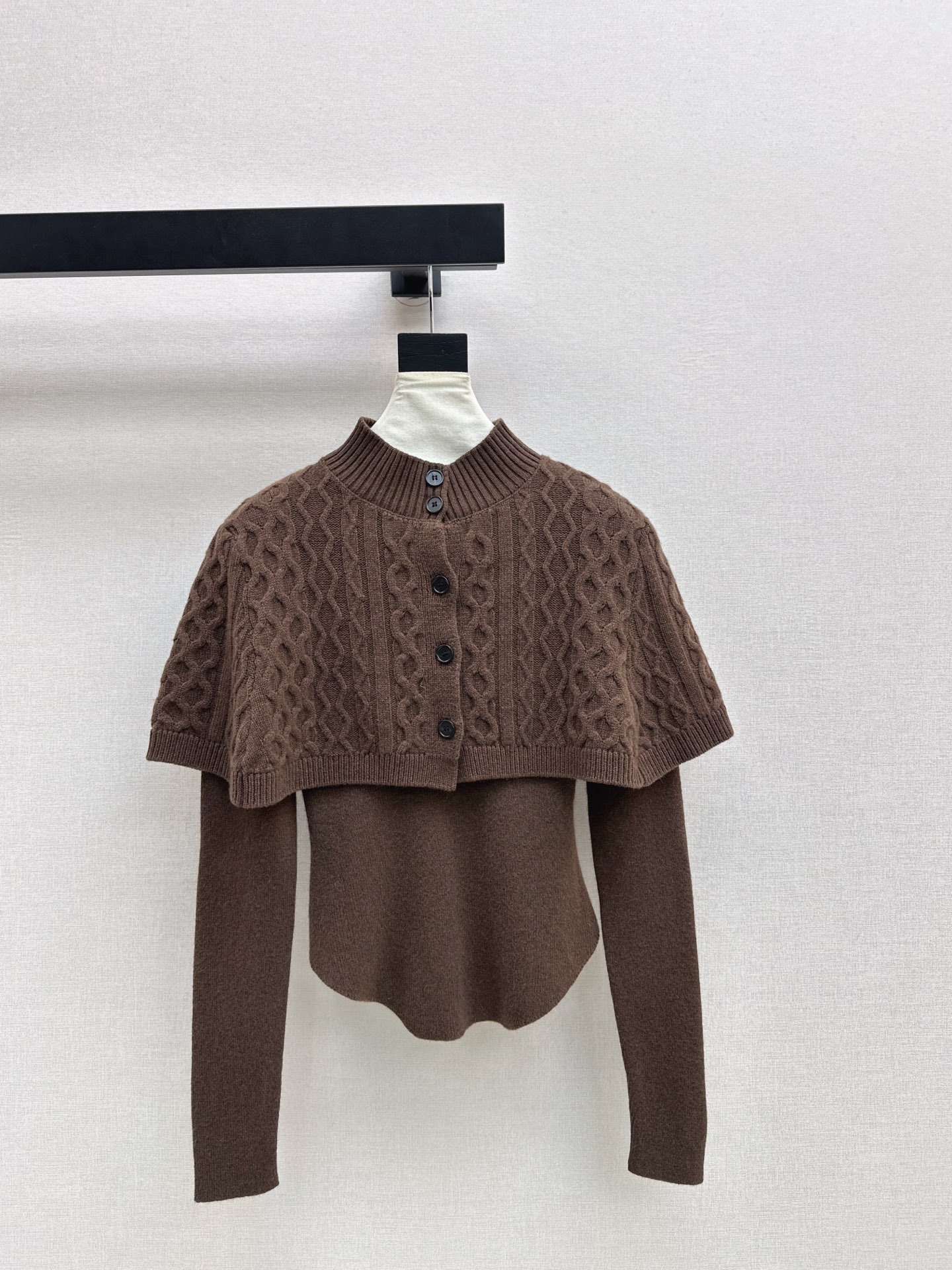 Chanel 샤넬 라운드넥 니트 + 케이프 투피스 세트 의류