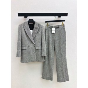 Chanel 샤넬 라운드넥 니트 + 케이프 투피스 세트 의류