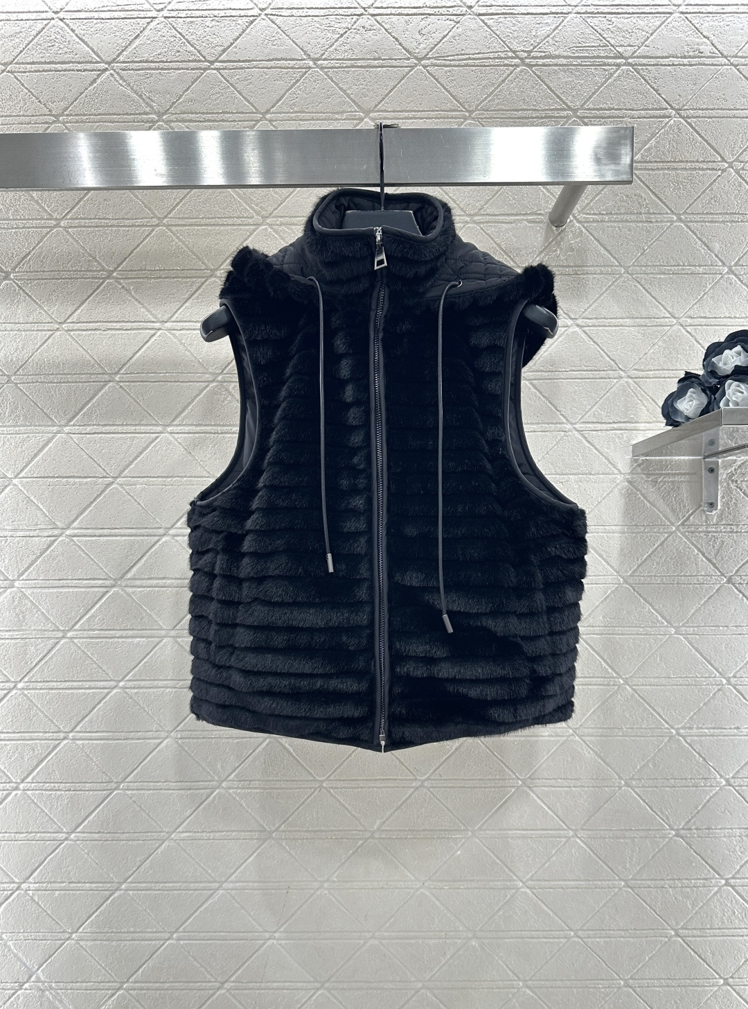 DIOR CD 디올 양면 착용 후드 지퍼 베스트 조끼 의류