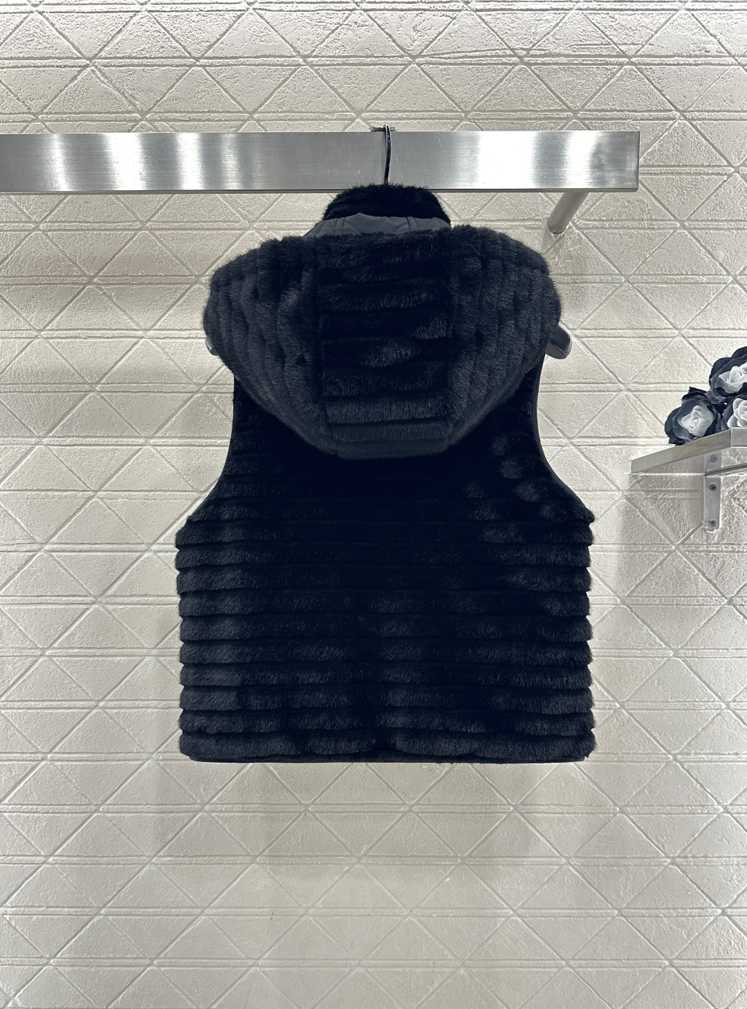 DIOR CD 디올 양면 착용 후드 지퍼 베스트 조끼 의류