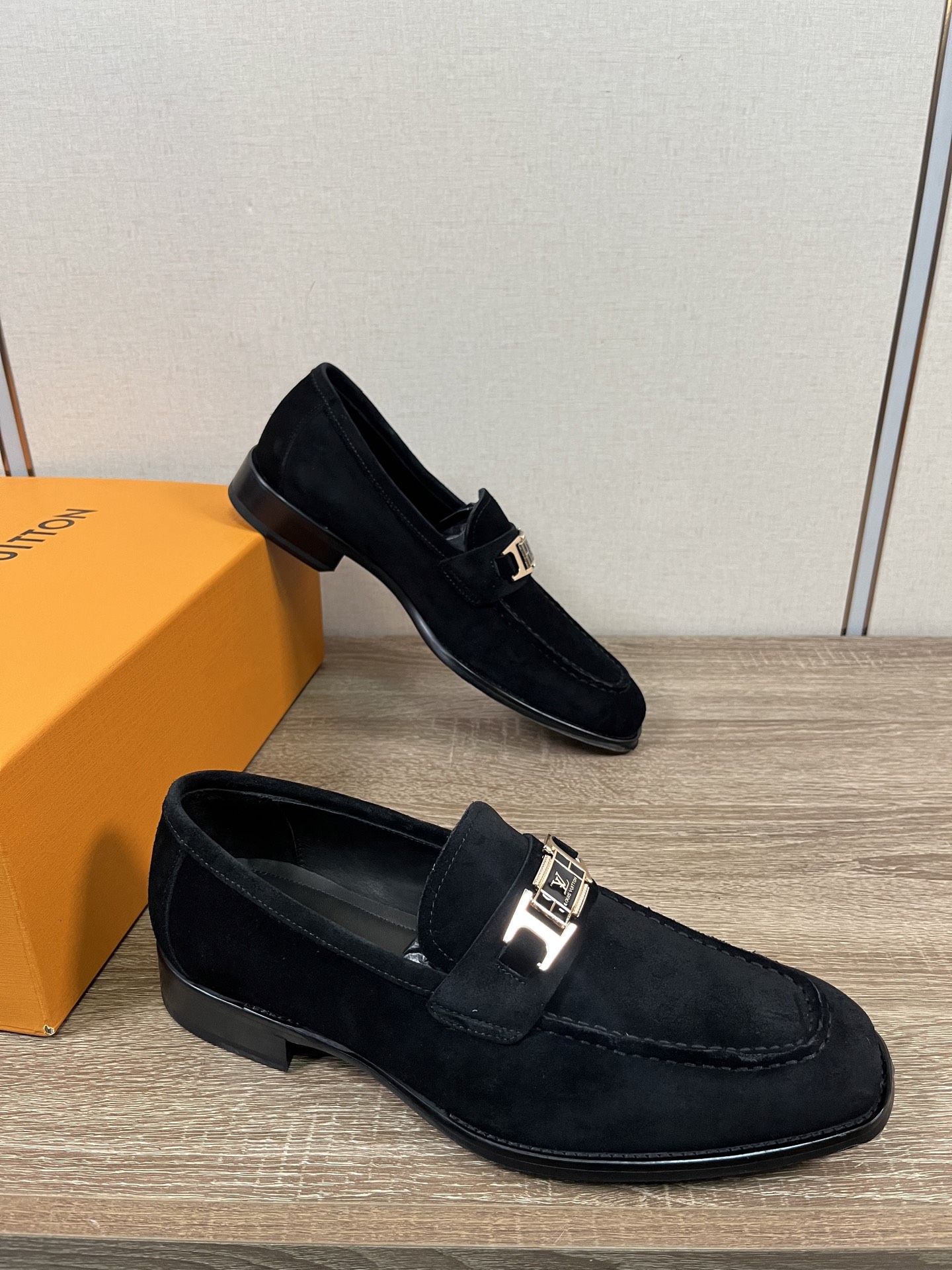 Louis Vuitton LV 루이비통 남성 비즈니스 캐주얼 가죽 구두 신발