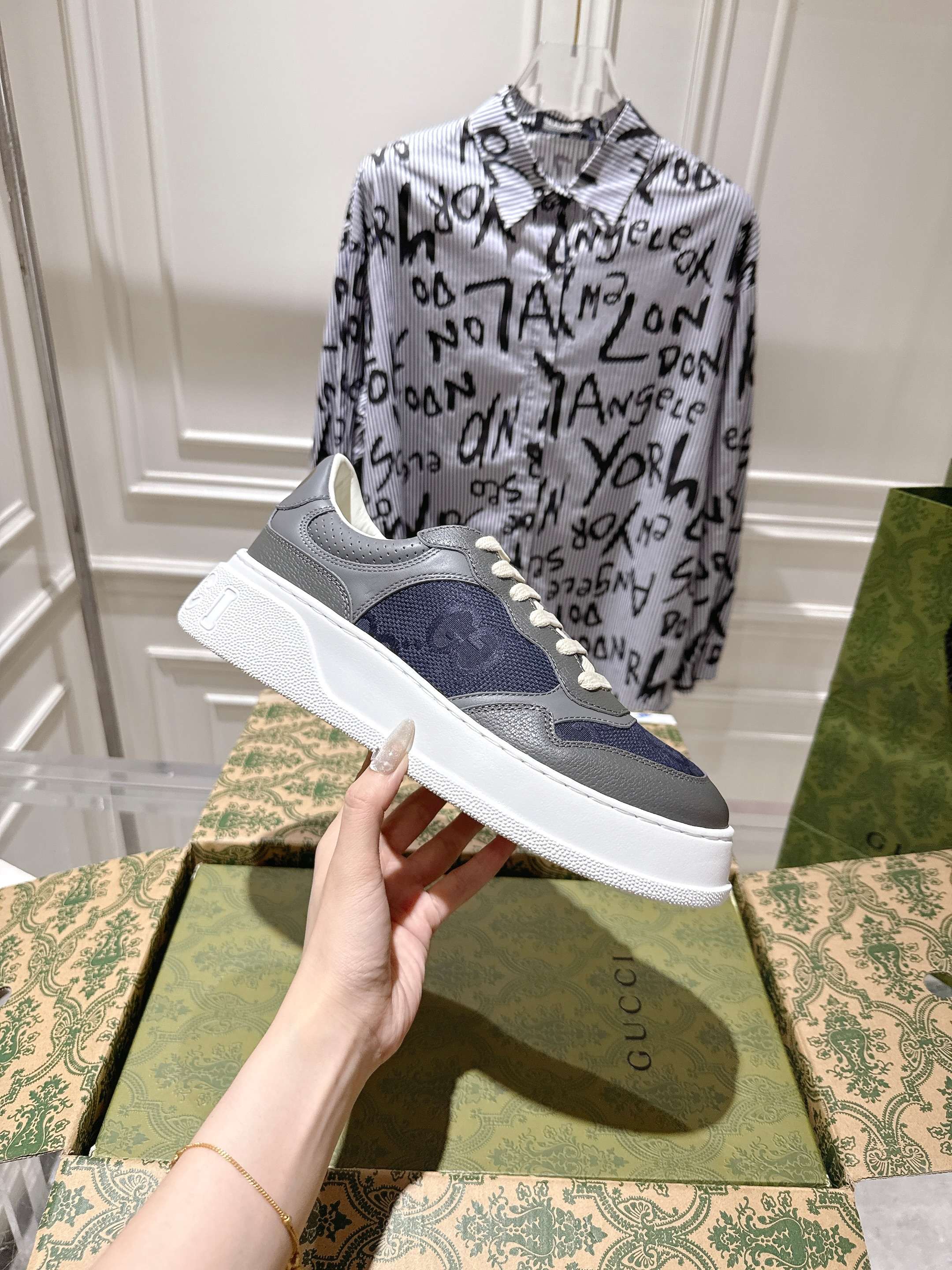 GUCCI 구찌 커플 스니커즈 신발