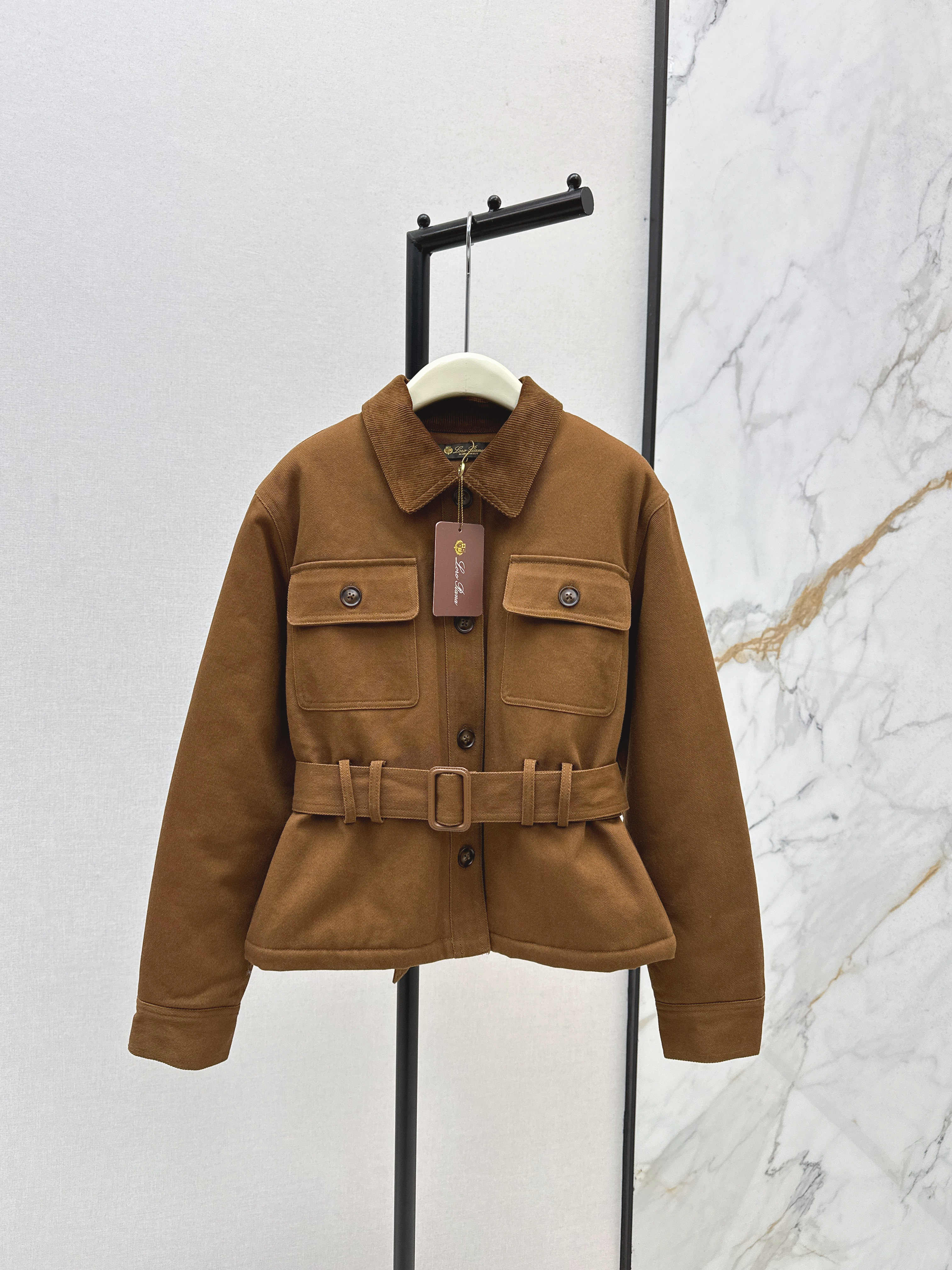 Loro Piana 로로 피아나 올드 머니 룩 허리 조절 패딩 자켓 재킷 코트 의류