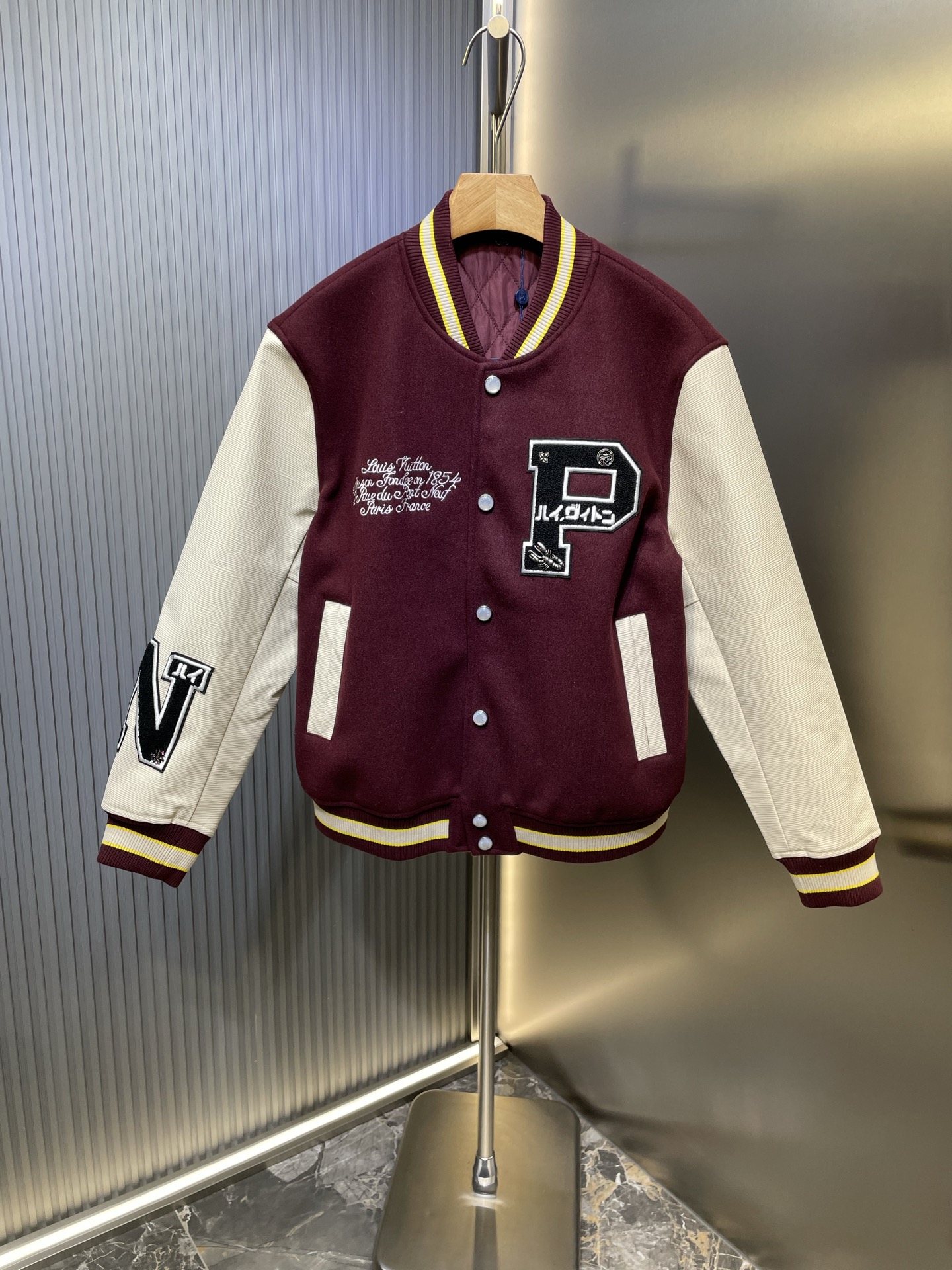 LV 루이비통 EPI 레더 베이스볼 재킷 자켓 의류