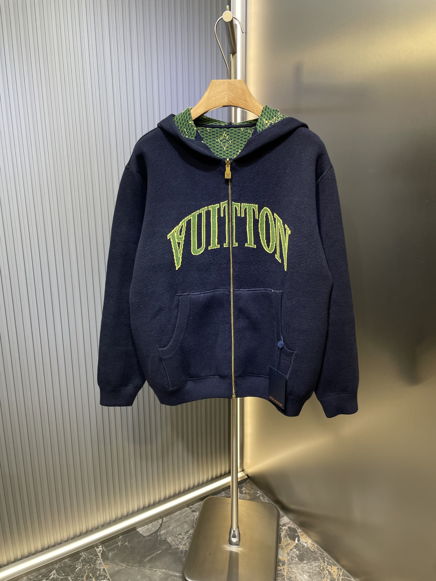 LV 루이비통 모노그램 양면 후드 집업 자켓 재킷 의류