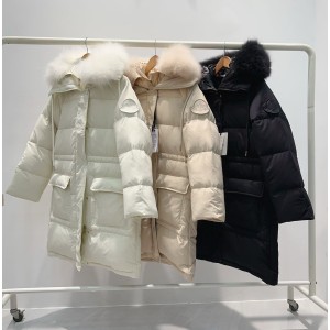 MONCLER 몽클레어 몽클레르 고급 라인 Ruvuma 미들 롱 다운 패딩 점퍼 자켓 의류