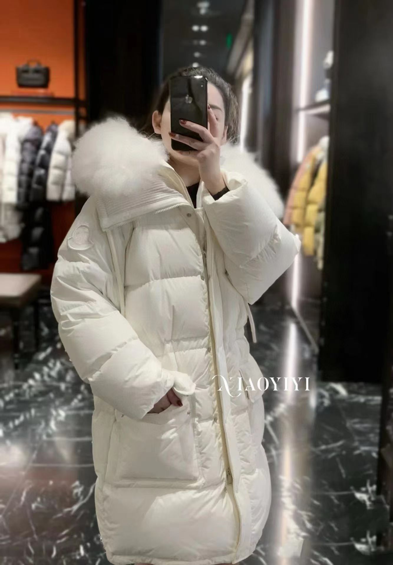 MONCLER 몽클레어 몽클레르 고급 라인 Ruvuma 미들 롱 다운 패딩 점퍼 자켓 의류